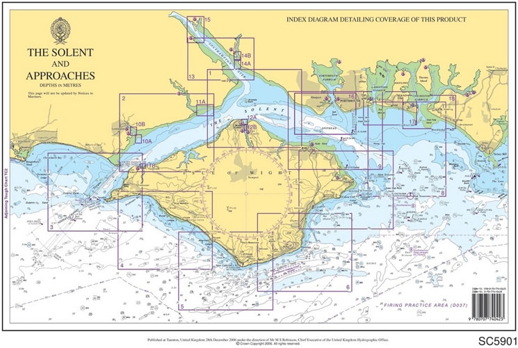 Solent Charts Admiralty